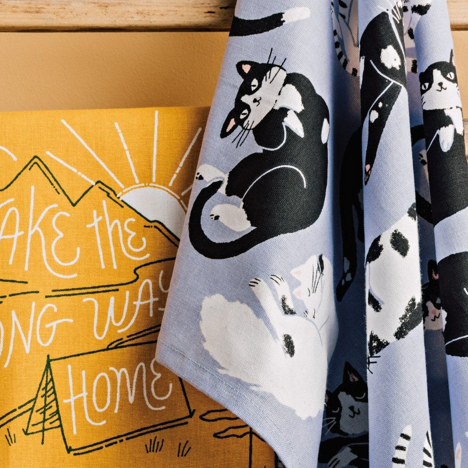 Meow & Furever Dishtowels Set/2