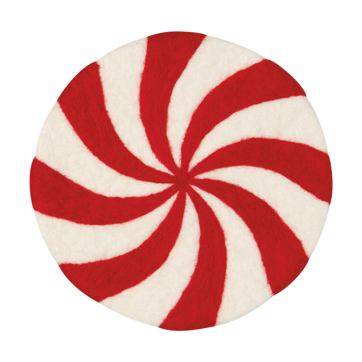 Merry Mints Wool Trivet