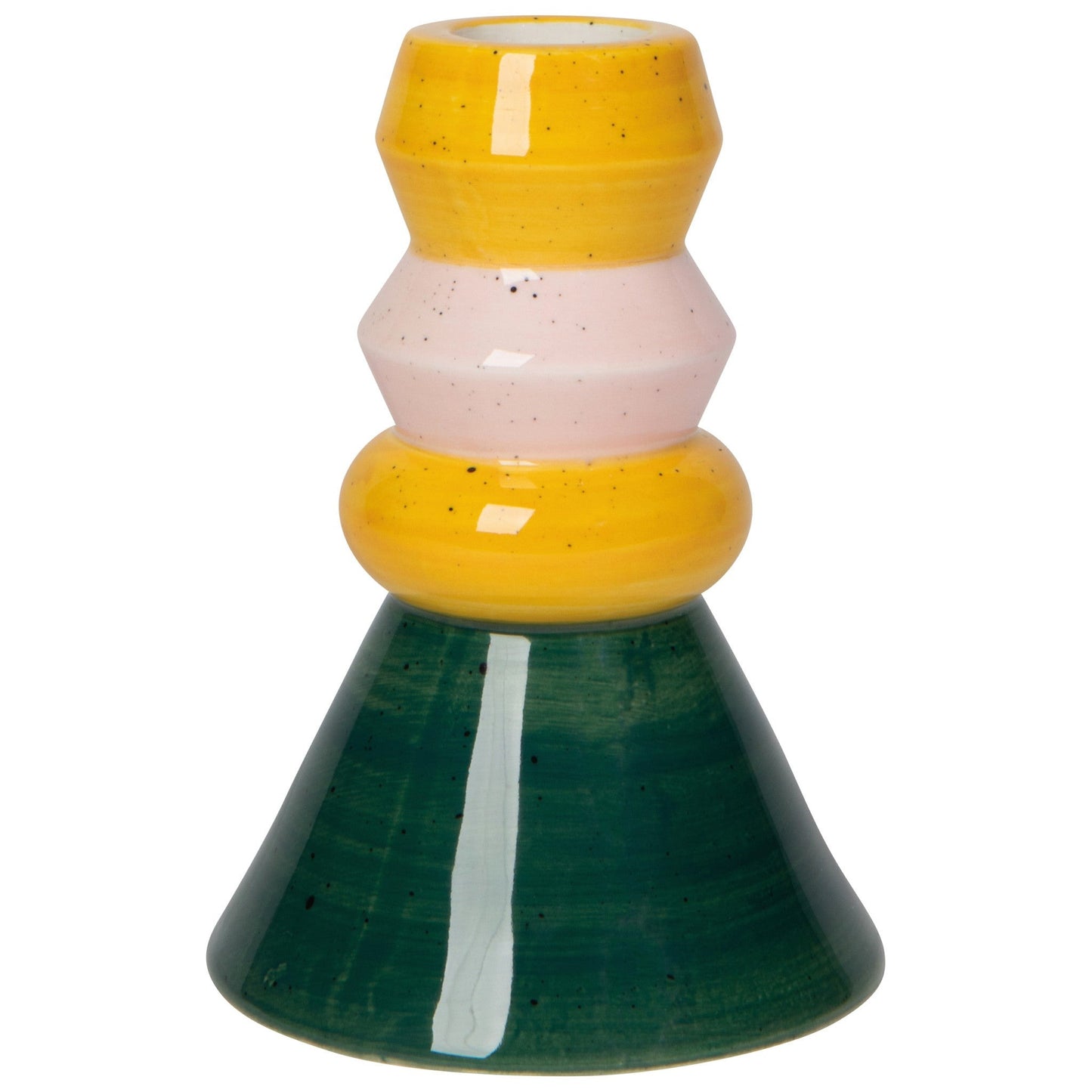 Colour Block Taper Candle Holders