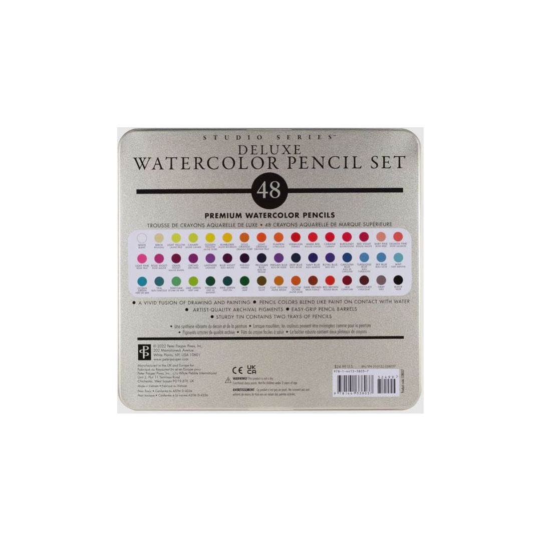 Deluxe Watercolor Pencil Set/48