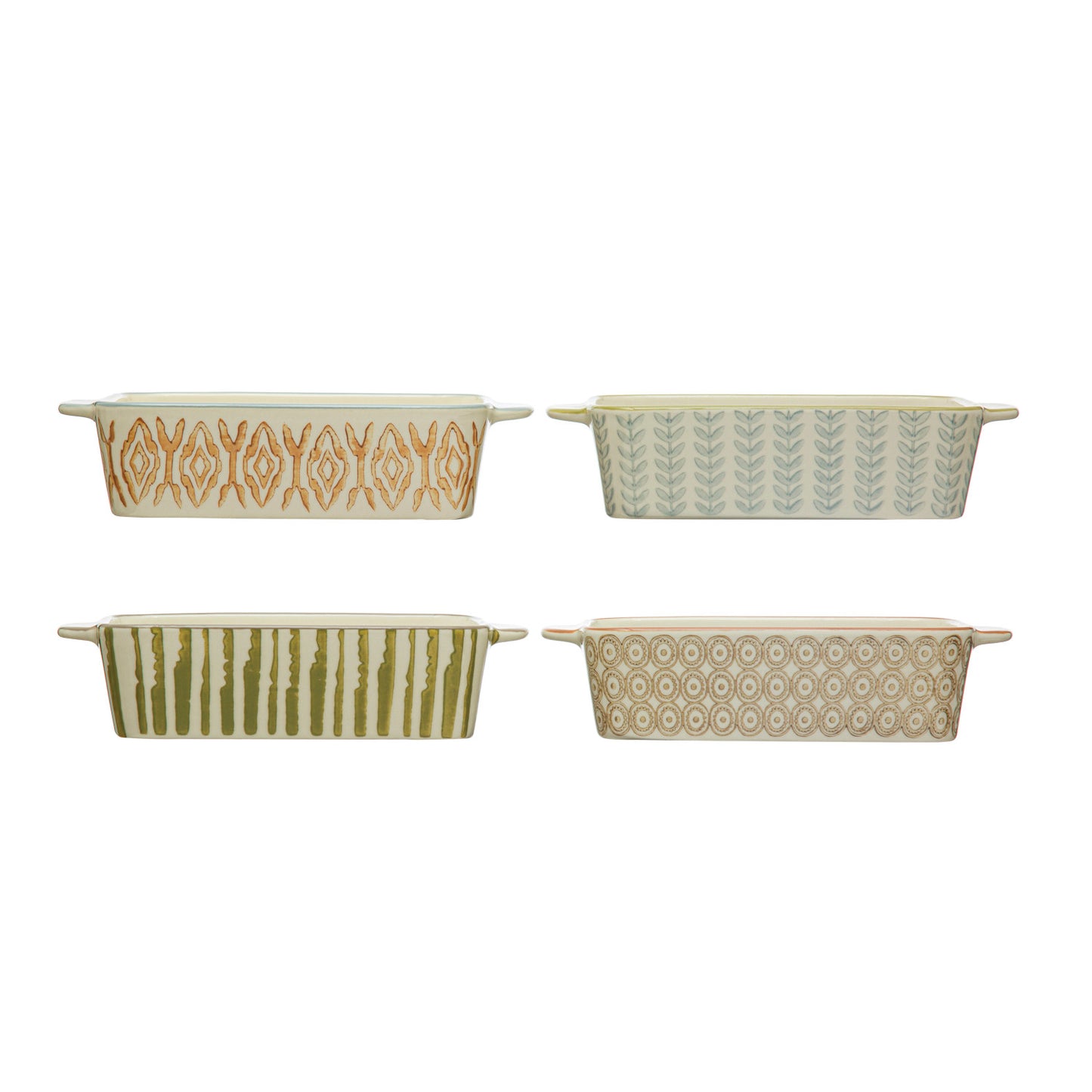 Farmhouse Patterns Stoneware Mini Baking Dish