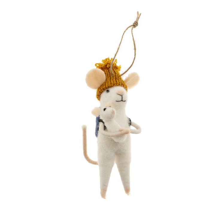 Holiday Felt Mice Ornaments