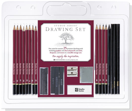 Studio Series 25-Piece Sketch & Drawing Pencil Set