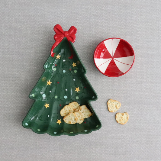 Tree Dip and Serving Platter