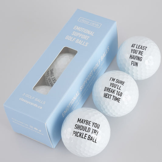 Classy Cards Golf Balls