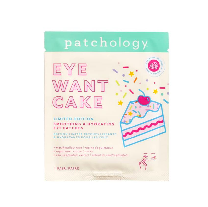 Patchology Smoothing & Hydrating Eye Patches - "Eye Want Cake"