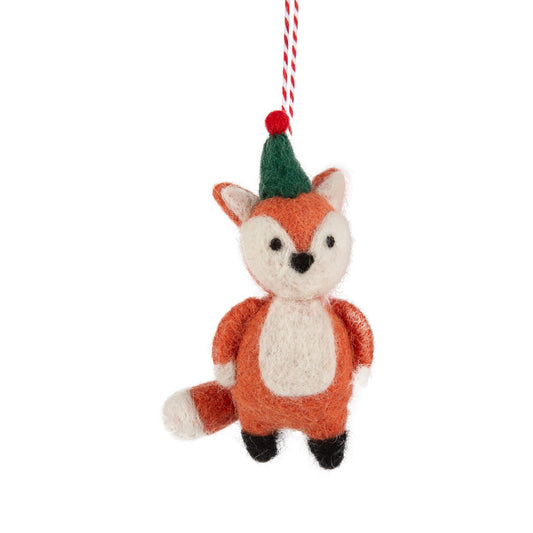 Felt Fox Ornament