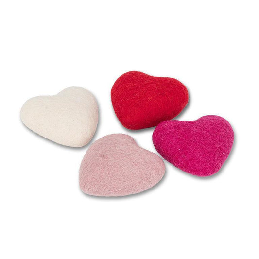 Puffy Felt Hearts