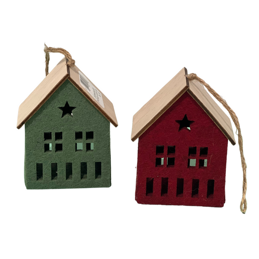 Felt House Ornaments