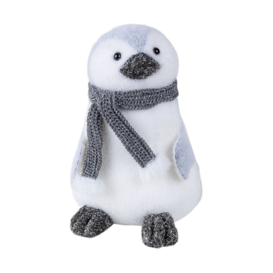 Flocked Tabletop Penguin