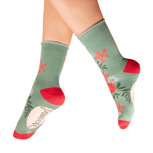 Powder Women's Floral Spray Socks