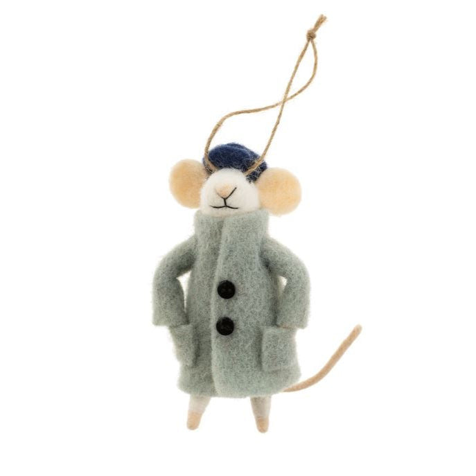 Holiday Felt Mice Ornaments