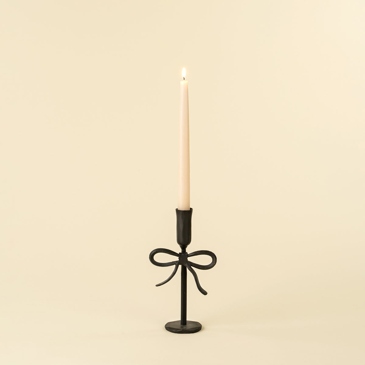Bow Forged Candlestick Holders
