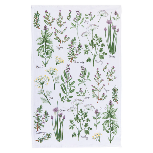 Fresh Herbs Terry Dish Cloth