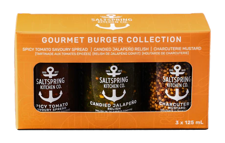 SaltSpring Kitchen Co. Gourmet Burger Spread Trio
