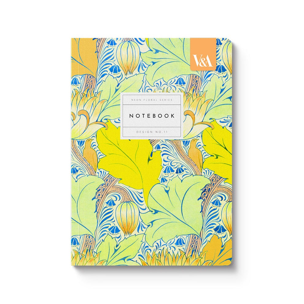 A5 Neon Floral Perfect Bound Notebooks