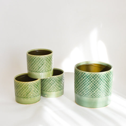 Green Diamond Pots