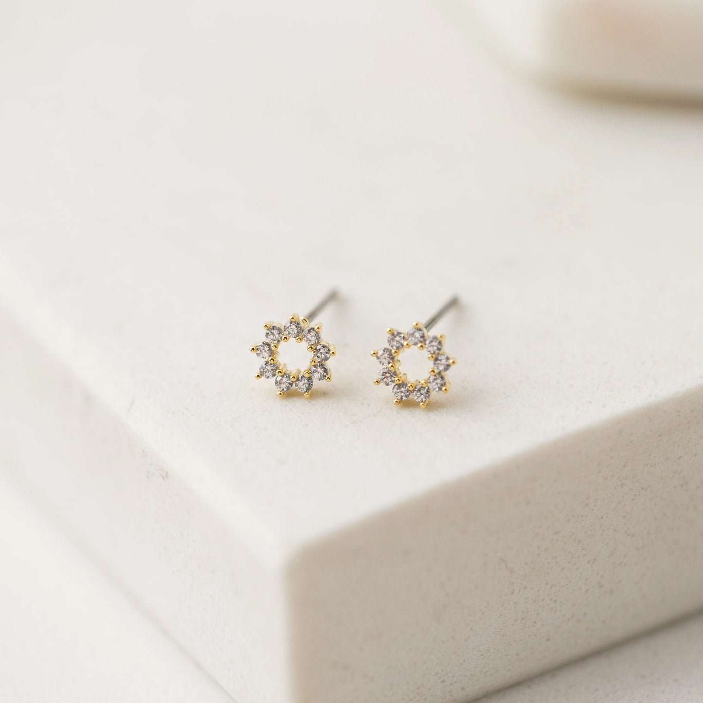 Lover's Tempo Halo Mini Stud Earrings