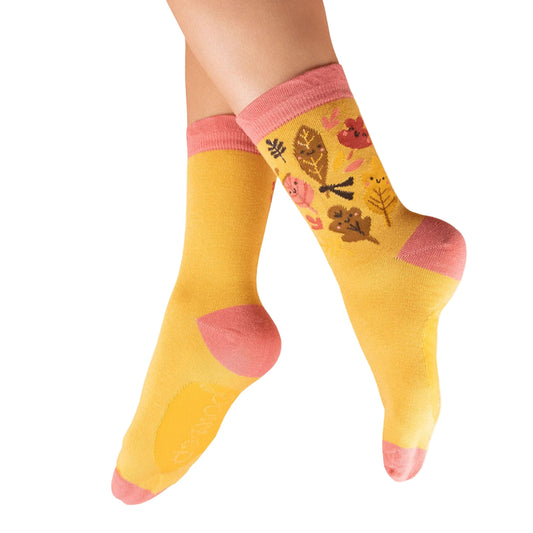 Powder Women's Happy Leaves Socks
