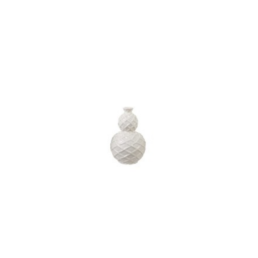 Stoneware Basket Weave Vases