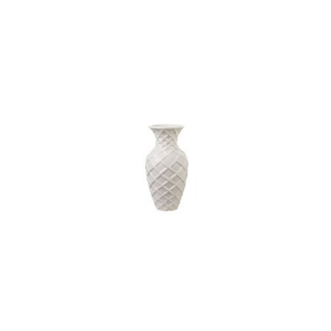 Stoneware Basket Weave Vases