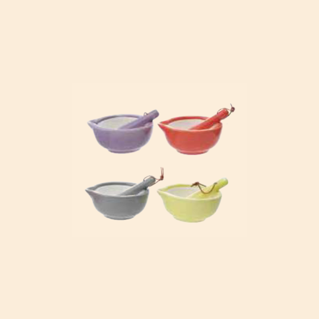 Ceramic Mini Mortar and Pestle
