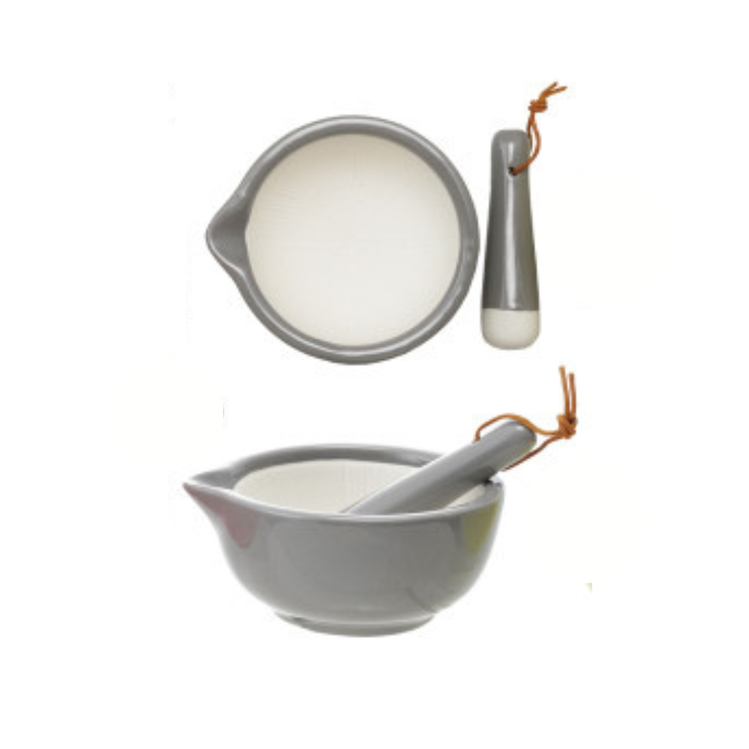 Ceramic Mini Mortar and Pestle