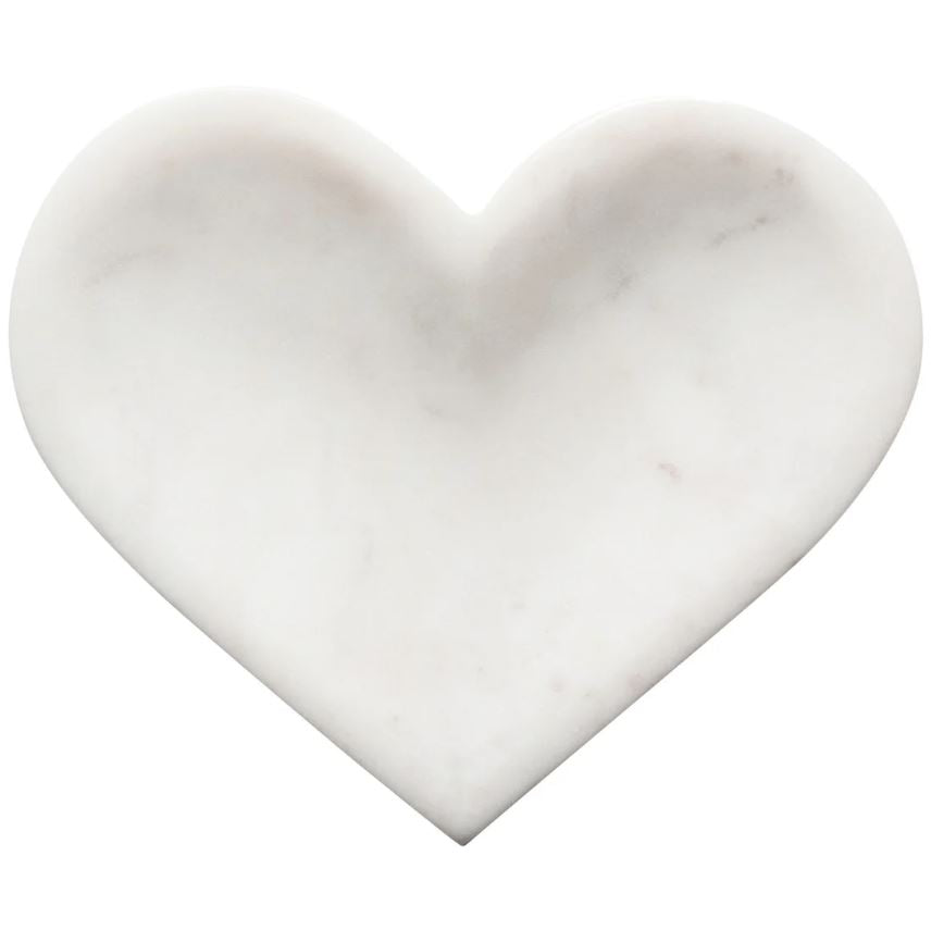 Heart Marble Dish - 6 inch