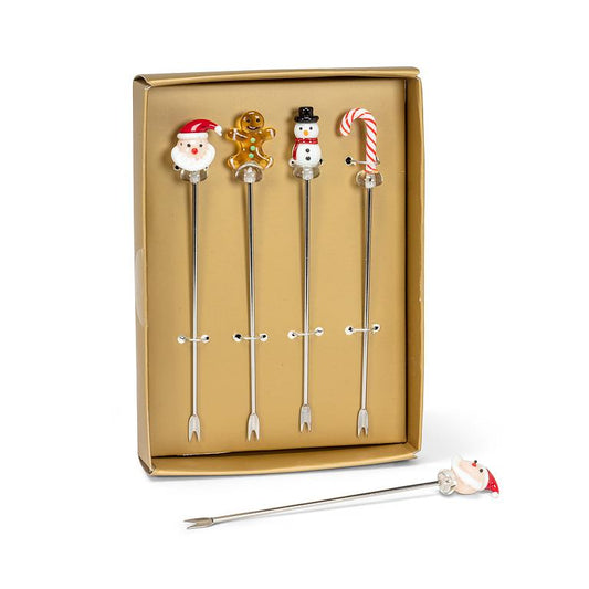 Holiday Cocktail Picks - Set of 4