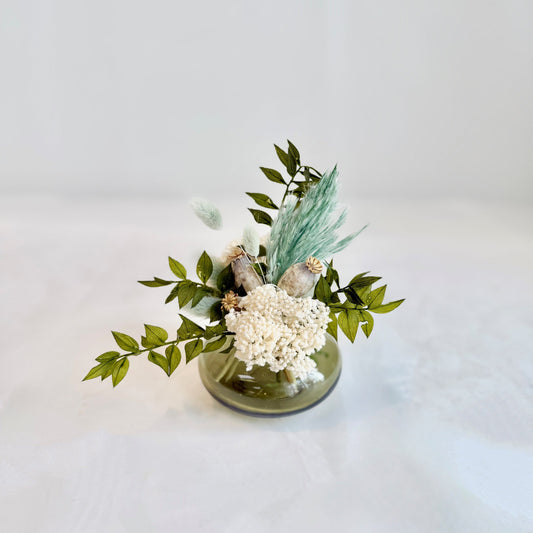 Mini Bud Vase Dried - Sage Haze