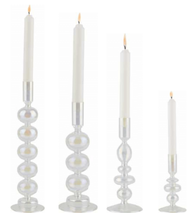 Iridescent Candle Holders