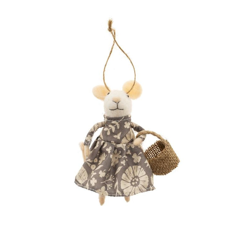 Holiday Felt Mice Ornaments