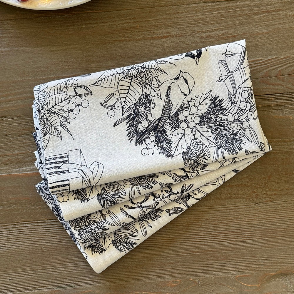 Winter Cotton Napkins Set