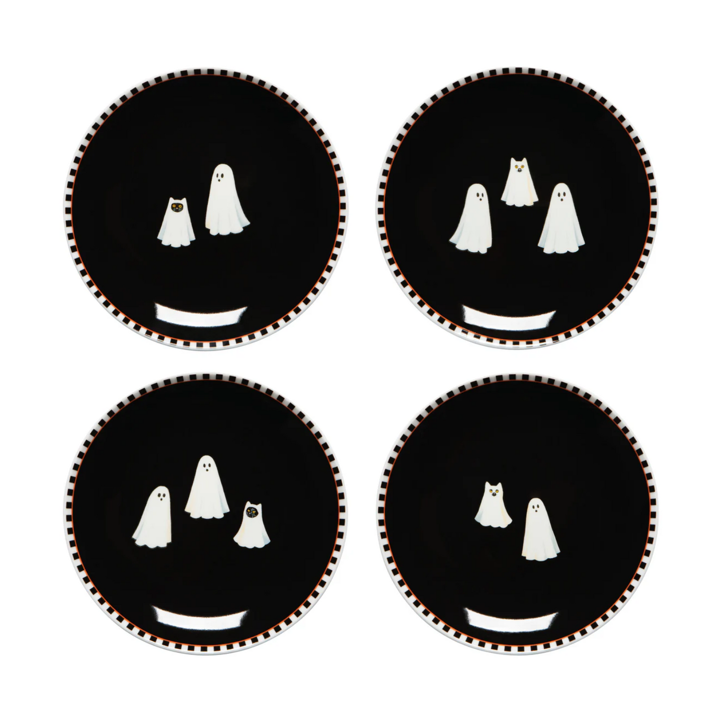 Kindred Spirits Appetizer Plates - Set/4