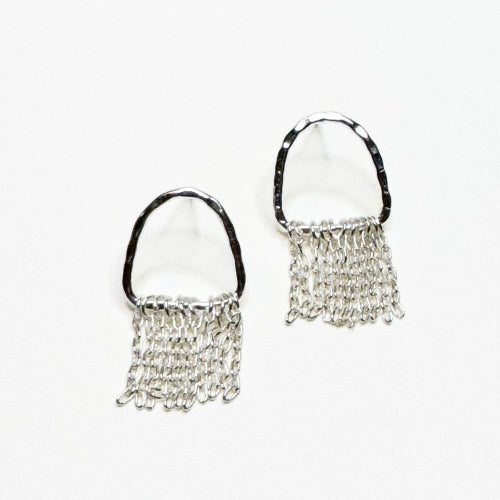 Bambu Kinsley Drop Chain Stud Earrings