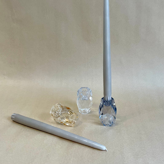 Kye Reversible Glass Taper Holder - Medium