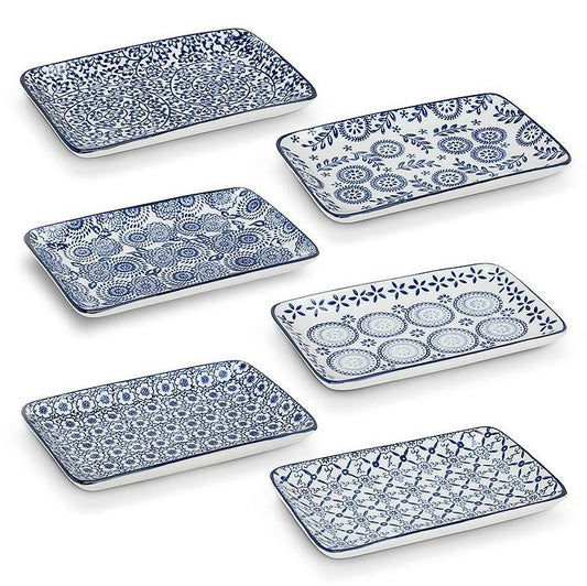 Indigo Rectangular Plates