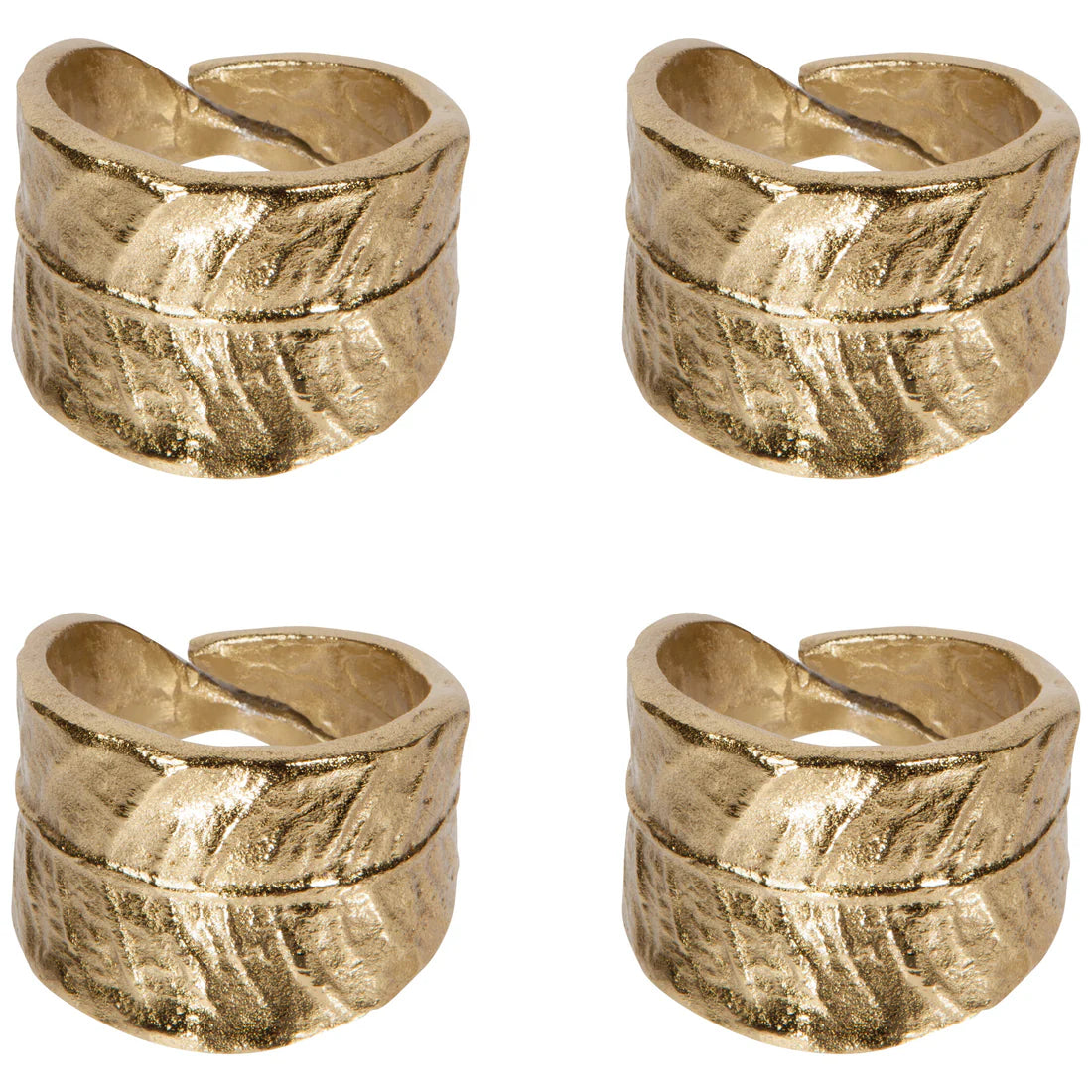 Leaf Napkin Rings - Set of 4