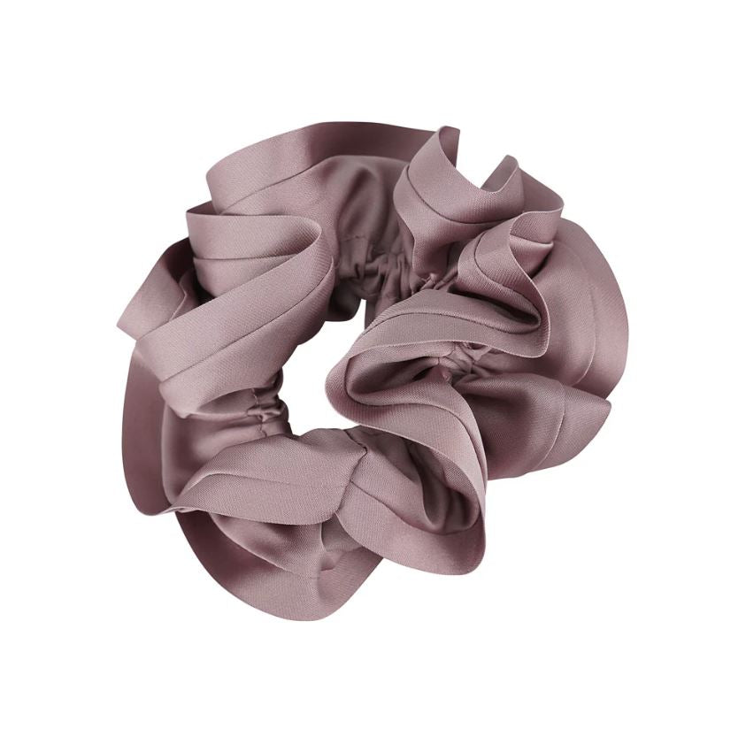 Satin Trim Scrunchies