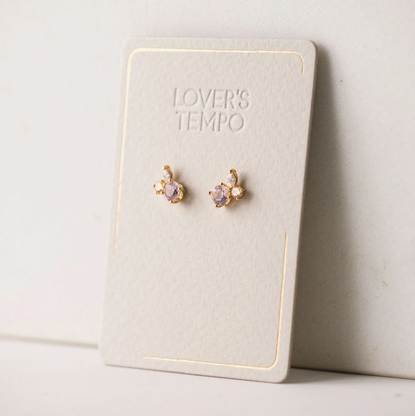 Lover's Tempo Adora Stud Earrings - Blush