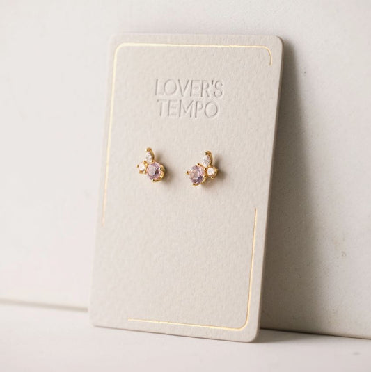 Lover's Tempo Adora Stud Earrings - Blush