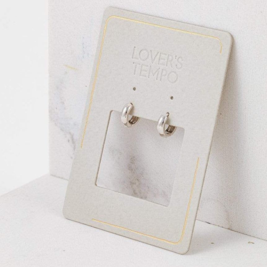 Lover's Tempo Tube 10mm Huggie Earrings