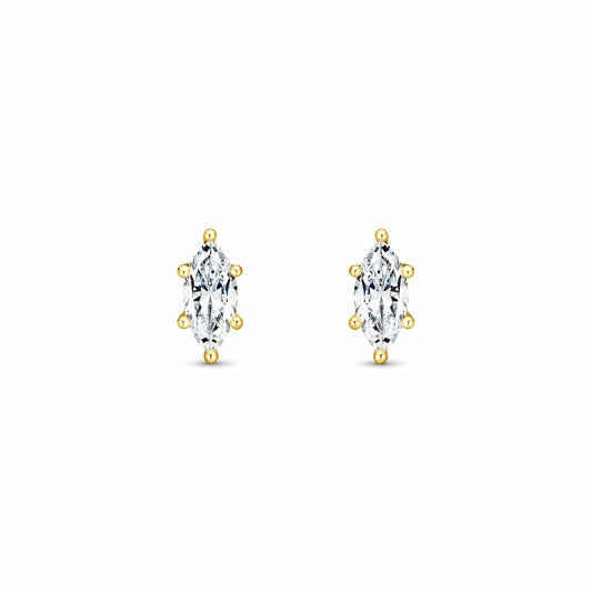 Lover's Tempo Alpha Marquise Stud Earrings