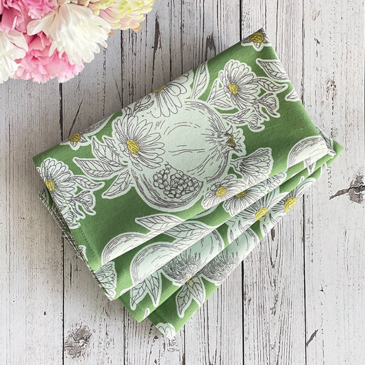 Printed Cotton Woven Napkins Set/4