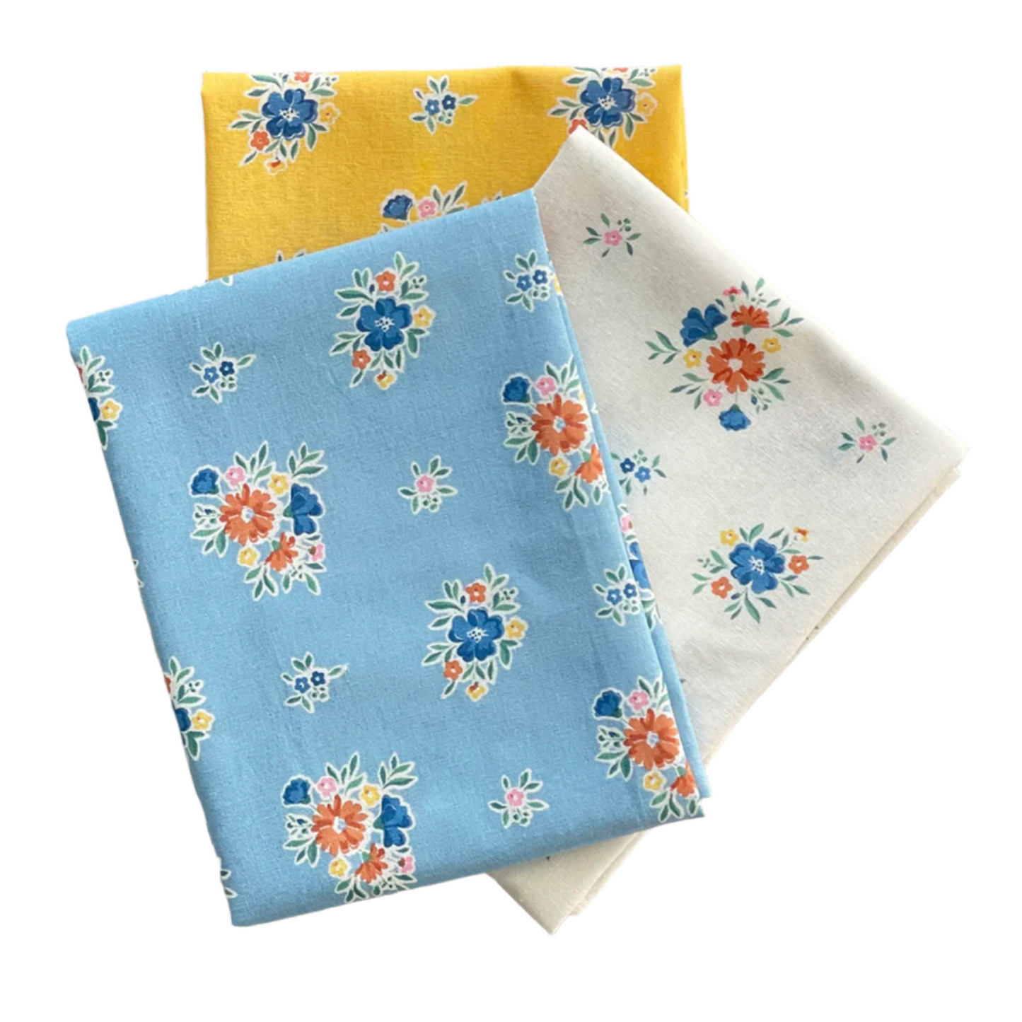Printed Floursack Tea Towels - Set of 3