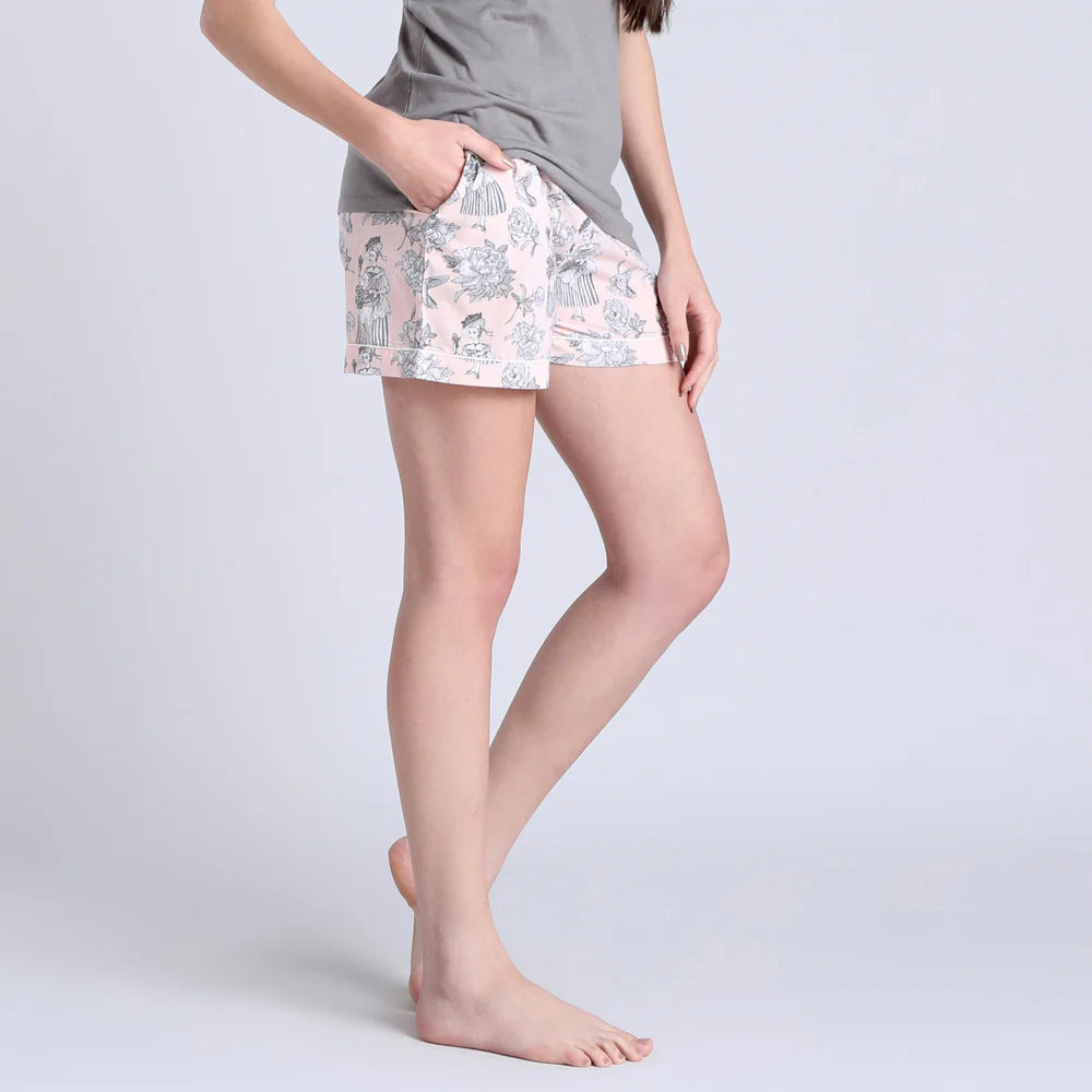 Cotton Pajama Shorts