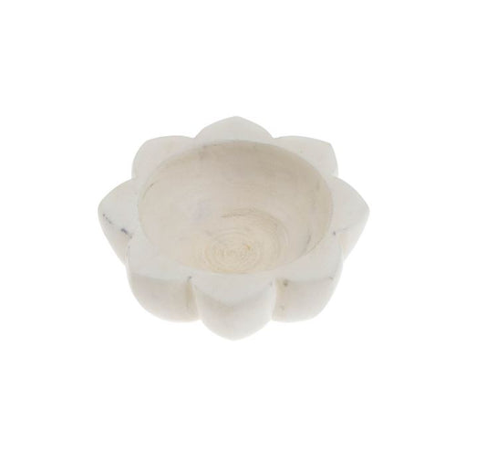 Marble Lotus Salt Bowl