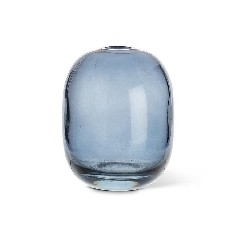 Medium Barrel Bud Vase - Dark Blue