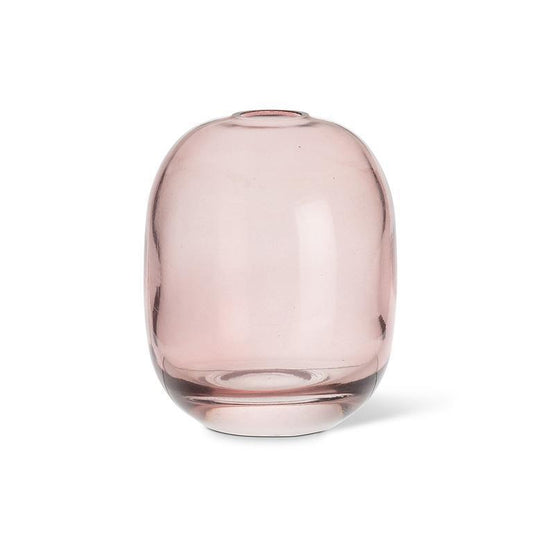 Medium Barrel Bud Vase - Dark Rose