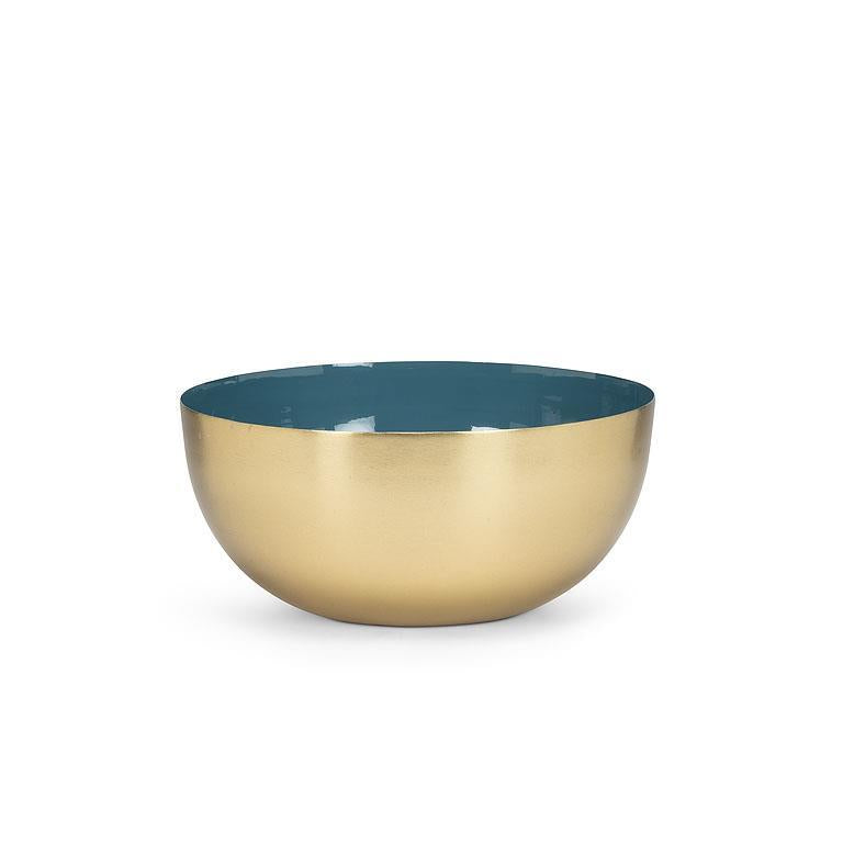 Medium Enamel Bowl - Denim Blue